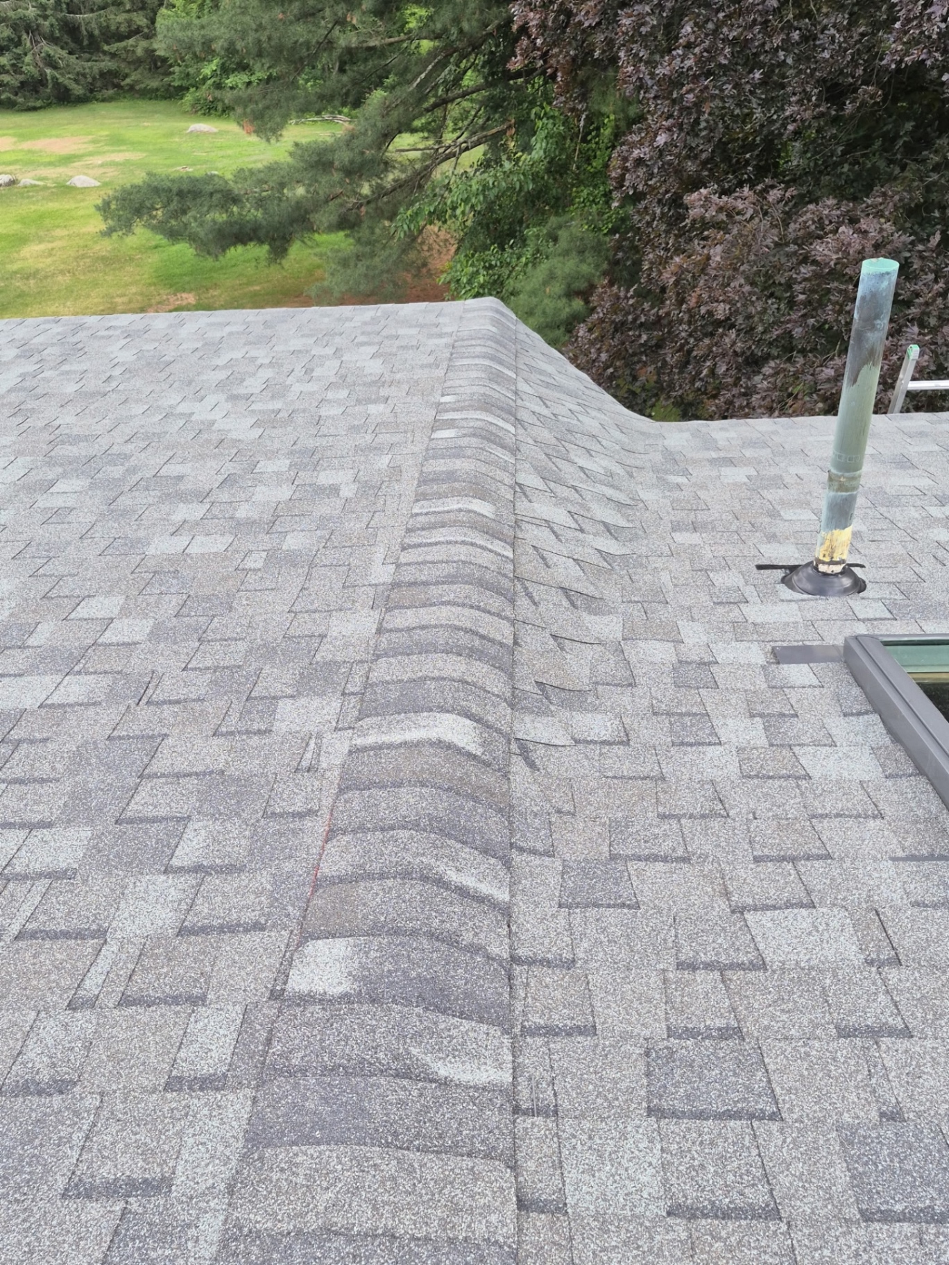 Architectural Shingle Ridge Detail