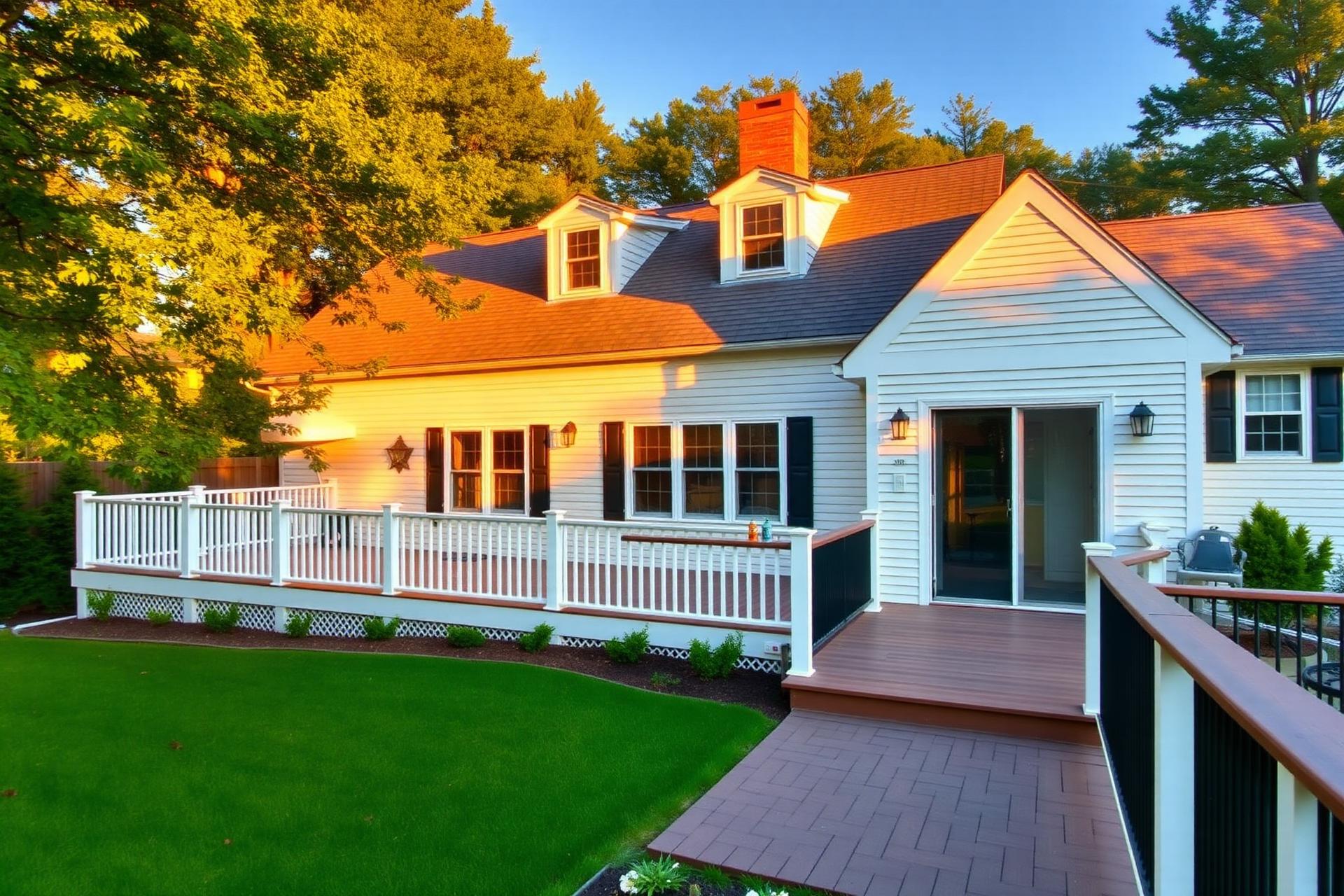 Beautifully remodeled Massachusetts home with new roof and deck